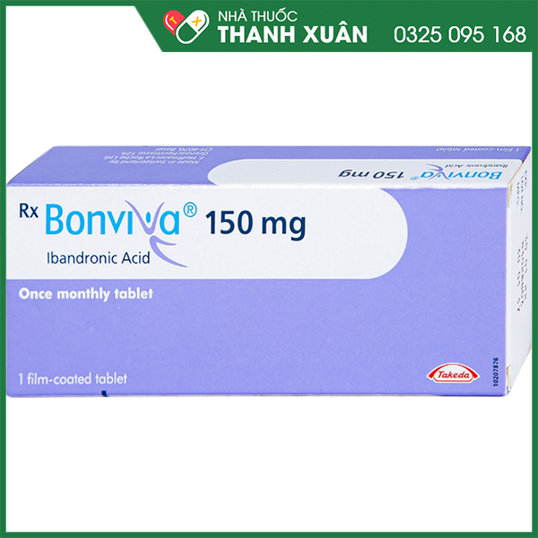Thuốc Bonviva 150mg điều trị loãng xương và giảm nguy cơ gãy xương